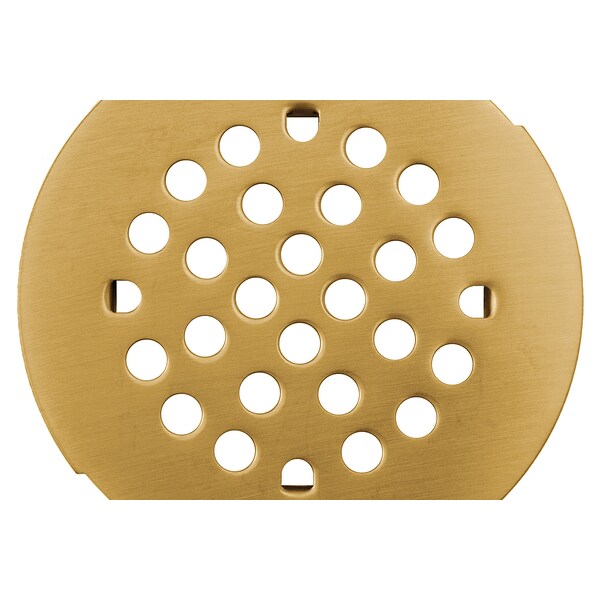 Tub/Shower Drain Covers Brushed Gold